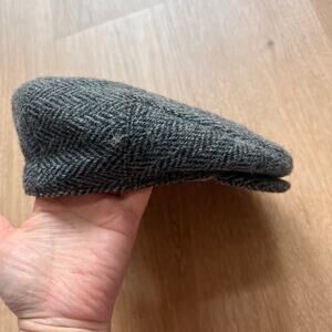 Vintage Dunn & Co Hand Woven Flat Cap Hat Size 7 1/8